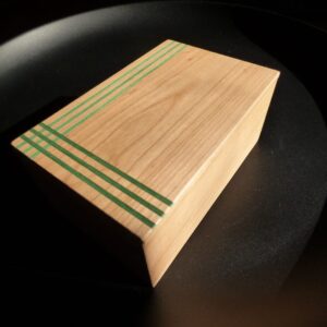 Boîte Couleur La Grande en Merisier – Vert