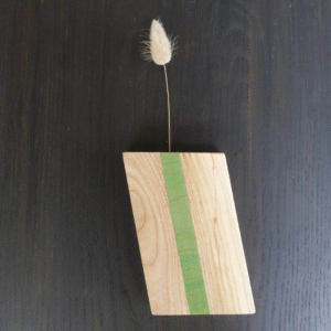 Soliflore Couleur Modèle Élan en Châtaignier – Vert