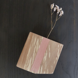 Soliflore Couleur Modèle Sagesse en Alisier – Rose