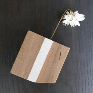 Soliflore Couleur Modèle Sagesse en Noyer – Blanc