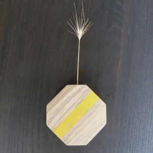 Soliflore Couleur Modèle Harmonie en Noyer Échauffé – Jaune