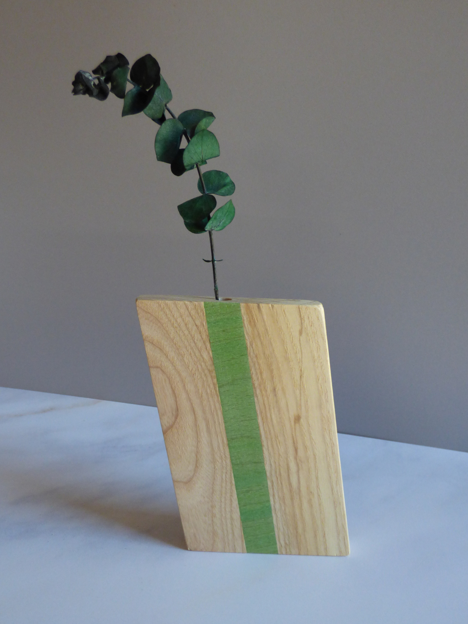 Soliflore Couleur Modèle Élan en Châtaignier – Vert