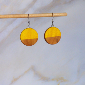 Boucle en Merisier placage Jaune D&rsquo;or