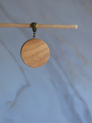 Pendentif Bois Pur en Orme