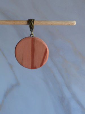 Pendentif Bois Pur en Sequoia