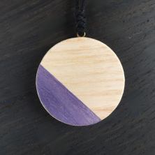Collier Talisman - Chemin d'Harmonie - Frêne Violet
